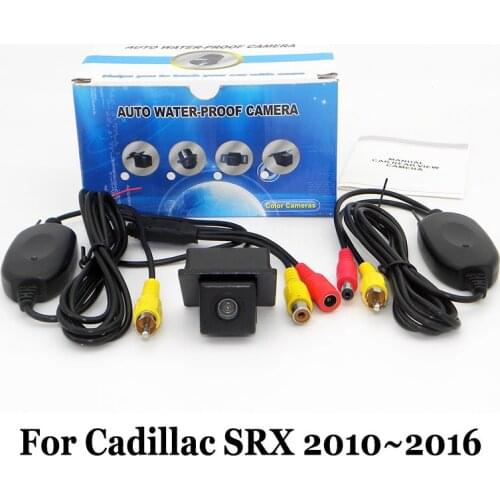 Car Rearview Camera For Cadillac SRX 2010~2016 / RCA AUX Wire Or Wireless HD Night Vision Rear View Parking Camera