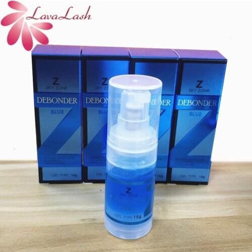 Free Shipping Original Korea Sky Zone Debonder Fast Sensitive Eyelash Extensions Sky Glue Gel Remover Blue 15g No Burning lashes