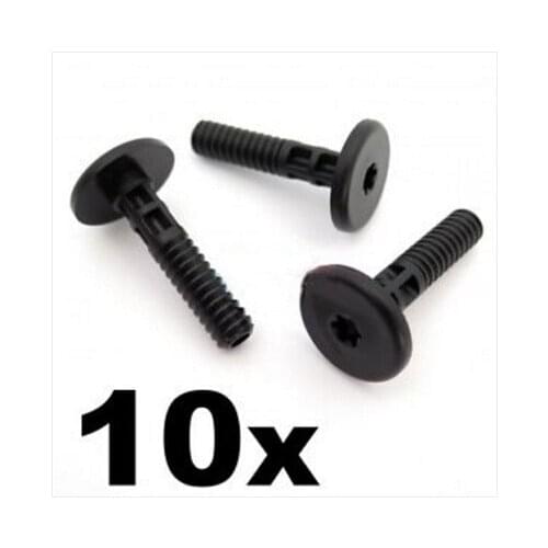 10x For BMW Side Skirt & Sill Moulding Trim Plastic Securing Bolt / Pin- Torx Head 07147122913