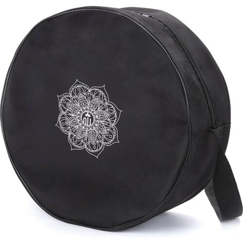 2021 Latest Yoga Wheel Bag Diameter 36cm Yoga Wheel Yoga Block Storage Sports Ring Bag Double Zipper Fitness Bag Nylon Cloth Bag