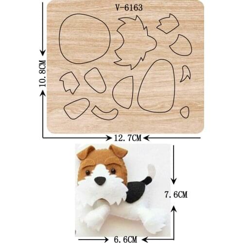 New dog wooden dies cutting dies for scrapbooking Multiple sizes V-6163