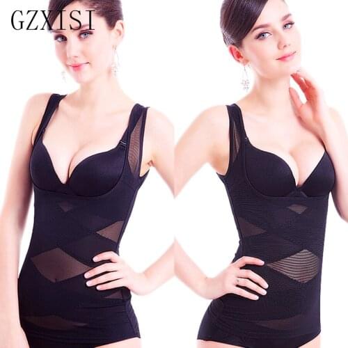 GZXISI Women Sexy Siamese Corset Postpartum Thin Waist Slimming Bodysuit High Elastic Shapewear Underwear Body Shapers Corsets