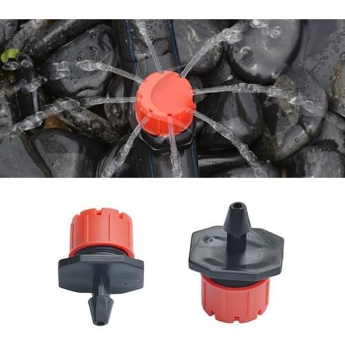 50-200pcs Adjustable Irrigation Drippers Automatic Watering Garden Sprayer Micro Drip Lawn Plants Sprinkler Irrigation Dropper