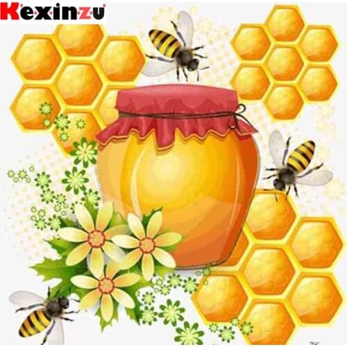 Kexinzu Full Square Diamond 5D DIY Diamond Painting"Cartoon Animal"3D Embroidery Cross Stitch Rhinestone Mosaic Home Decor Gift