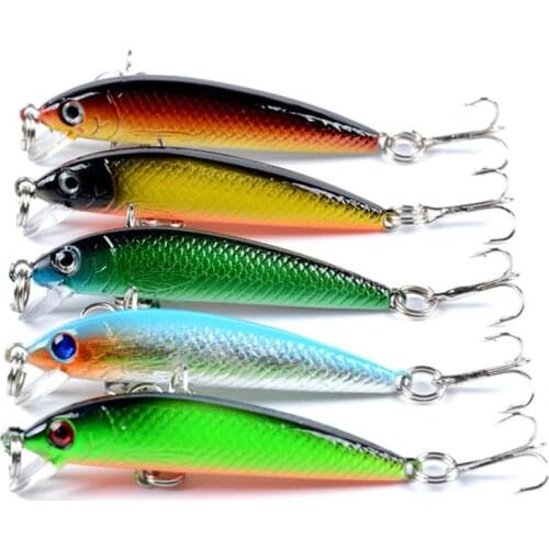 WDAIREN Fishing Lure Set 4PCS Wobbler Hard Fishing Baits Anti-corrosion Hook Bass Fishing Bait Carp Fishing Tackles