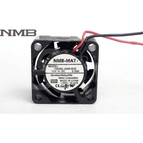 NMB 12V 0.05A 1004KL-04W-B30 2510 25x25x10 2.5cm quiet silent mini micro cooling fans cooler