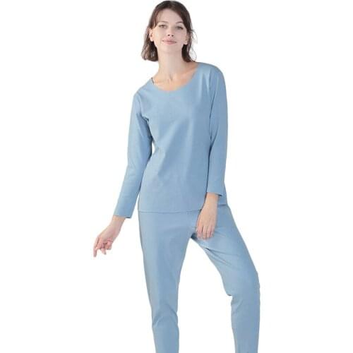 WomenS New Increased Cotton Soft 2020 Winter Velvet Heating Thermal Underwear Seamless Trace Cutting Suit Intimate Lingerie