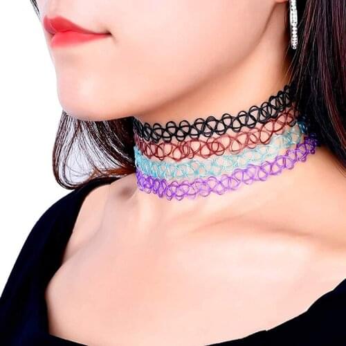 New Japan Harajuku Women Ladies Choker Necklace Korean Short Fashion All-Match Neckband Accessories