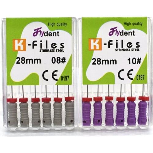 Teeth whitening dental K files root canal endo files dental hand files stainless steel K H R files small sizes