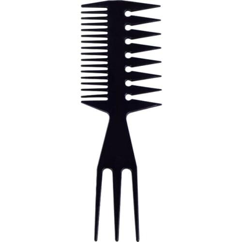 Wide Tooth Comb 2021 Styling Hair Brush Detangling Hair Brush Oil Comb Mens Beard Hairdressing Comb Barber Salon Styling Tools