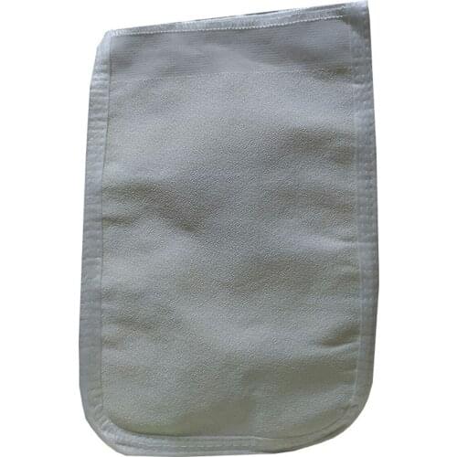 Silk Back and Body Pouch White 17 X27