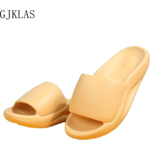 Unisex EVA Slides Women Platform Slippers Summer Indoor Shoes Bathroom Beach Sandals Men Outside Non-slip Pink Shoe for Woman