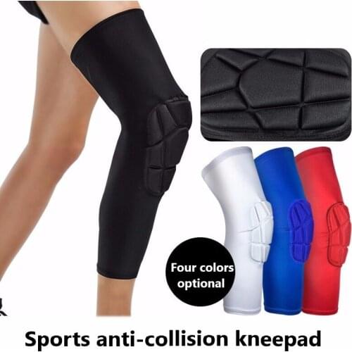 Outdoor sports knee sleeve Sports gear kneepad basketball hiking football honeycomb anti-collision lengthening kneepad