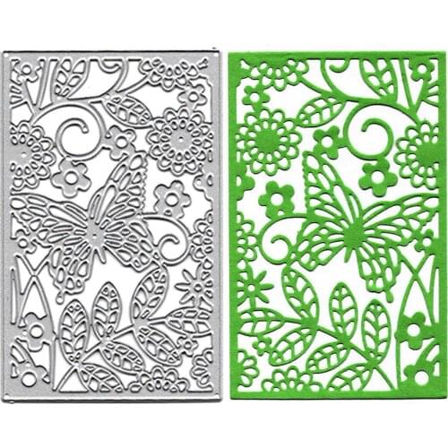 Tetroqueles De Metal Butterfly Frame Cutting Dies DIY Scrapbooking Album Paper Cards Decorative Craft Hot Sale Embossing Stencil