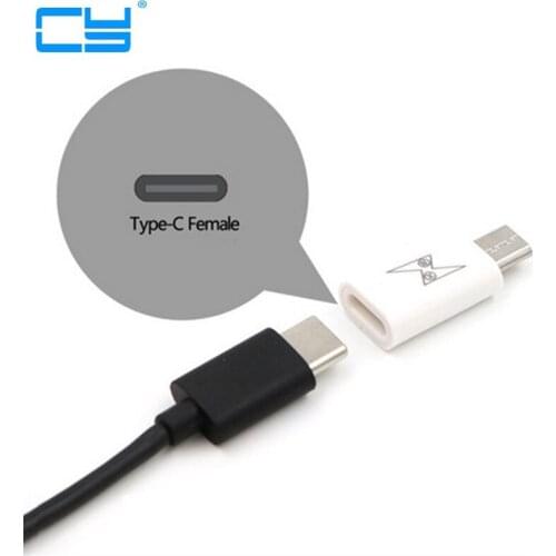 Usb-c type-c female to micro usb male adapter usb type c female to microusb male charging charge phone letv xiaomi 4c huawei