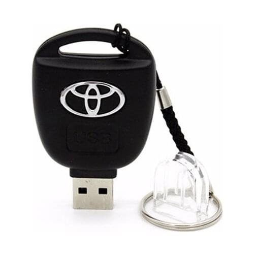 100% Capacity Car Key Toyota USB 2.0 Flash Drive 8GB 16GB 32GB 64GB 128GB Personalise Pen Drive USB Memory Stick Storage device