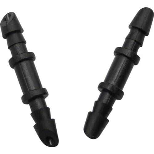 Barbed 4/7mm Water Hose Straight Connector Gareden Irrigation Greenhouse Watering Pipe Tube Connection Fittings 20 Pcs