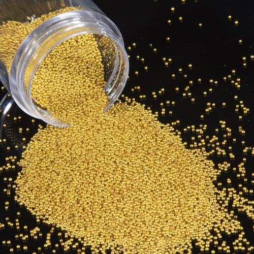 1 Bottle Caviar Beads Nail Art Glass Ball Micro Beads Pink Clear Mix Color Rhinestones Nails Supplies for Nail Art Decorations