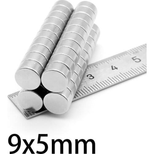 20-150pcs 9x5mm Neodymium magnet 9*5 Rare Earth small Strong Round permanent 9*5mm fridge Electromagnet NdFeB nickle magnetic