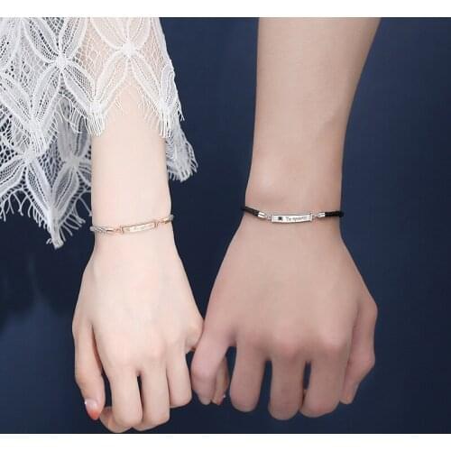 2021 Spanish I love you couple bracelet for men and women can be lettering lover gift woven couple hand rope