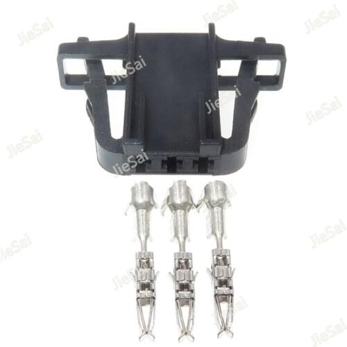 3 Pin 3B0972703 Auto Horn Socket 1.5 Automotive Wire Connector Door lamp Tail lights plug For VW Skoda