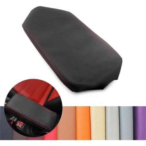 For VW Beetle 2013 2014 2015 2016 2017 2018 Car Accessory Center Control Armrest Box Microfiber Leather Cover Elastic Band Type