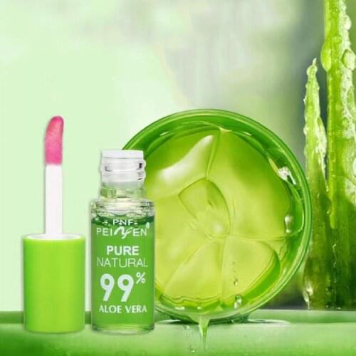 Aloe Vera Change Color Natural Temperature Hydra Jelly Lip Gloss Balm Lipstick