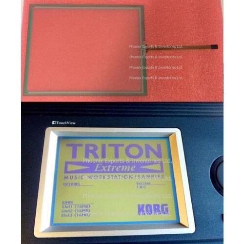Brand New Korg Triton Extreme EX61 EX76 EX88 D16XD D32XD Touch Screen Digitizer Touch pad panel Green High Quality