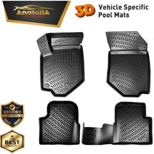 For Hyundai İ20 3D Rubber Car Floor Mats Vehicle Custom Auto Foot Pads Automobile Carpet Cover Non-slip odorless