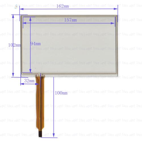 ZXYS ZhiYuSun KDT-6488 162*102mm 7inch 162*102 resistance screen this is campatibility Industrial general purpose