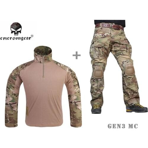 EMERSON Tactical Gen3 Shirt Pants Suit Military Combat bdu Unirform Multicam EM8567 EM8527