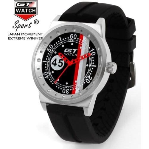 GT Watches Top Brand Luxury Sport Watch Men Watch Fashion F1 Mens Watch Silicone Band Clock relogio masculino reloj hombre
