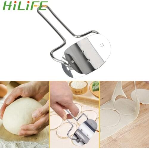 HILIFE Bakeware Baking Pastry Tools Stainless Steel Dumpling Maker Wrapper Dough Cutter Kitchen Pie Ravioli Dumpling Mould