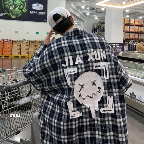 Мужские клечатые рубашки HYBSKR China At AliExpress