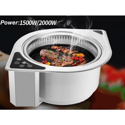 Commercial Embedded Electric BBQ Oven Far Infrared Barbecue Roaster/ Korean Self-service BBQ Machine GER-2000DCT