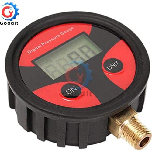 0-200PSI Tyre Tire Pressure Gauge Car Truck Bike Car Tyre Tire Air Pressure Dial Meter Tester Digital Tire Pressure Gauge Tool