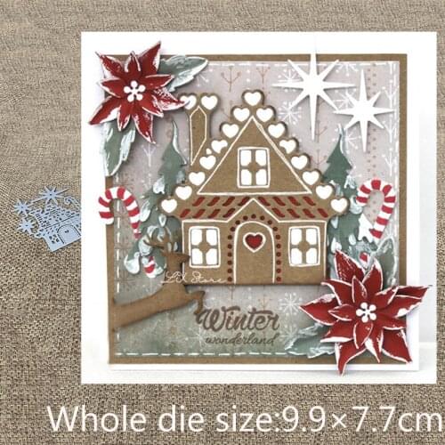 XLDesign Craft Metal Cutting Die Stencil heart star house decoration Scrapbook Paper Card Craft Album DIY Embossing Die Cuts