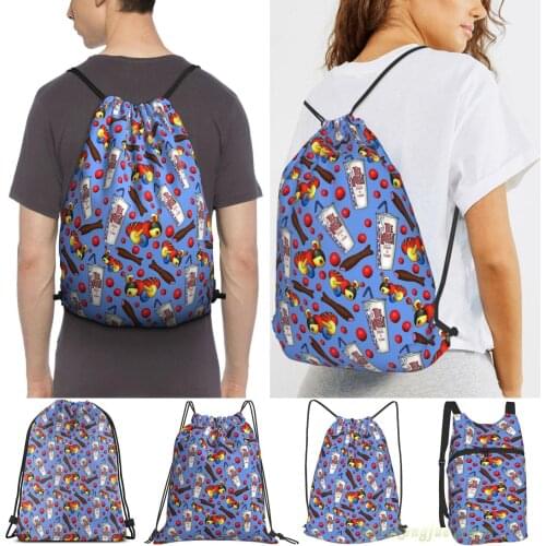 Men Outdoor Travel Drawstring Backpack Bags My Favourite Things - Kiwiana (Blue) Women Sports Travel Bag Fitness Swimming Bag