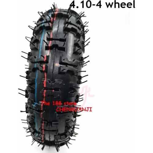 4.10-4 tire hub rim 4.10-4 tire and inner tube are suitable for ATV 4WD kart 47cc 49cc