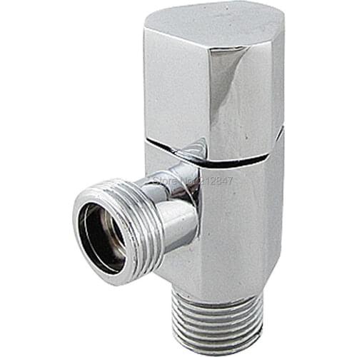 Hardware Zinc Alloy 2 Way Water Control Stop Angle Valve Diverter free shipping