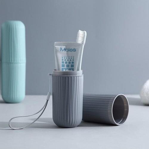 Portable Toothbrush Holder Storage Case Box Organizer Travel Toothpaste Household Storage Cup Outdoor Holder Bathroom Accessorie