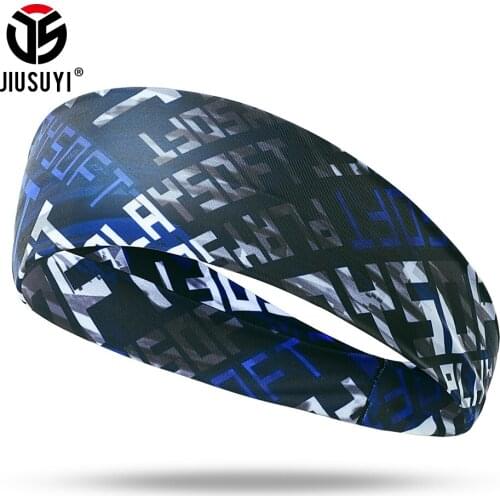 Sweatband Elastic Breathable Sports Sweat Headband Men Women Fitness Yoga Running Basketball Stretch Protect Forehead Hair Band