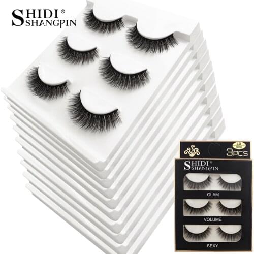 New 30 Pairs natural false eyelashes thick make ups 3d mink lashes soft eyelash extension fake eye lashes mink eyelashes fashion