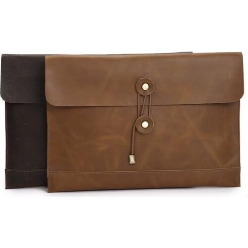 Genuine Leather Laptop Bag For Apple Computer Bag For Macbook Air / Pro 11 Inch 12-inch 13-inch 15-inch Laptop Case Sleeve