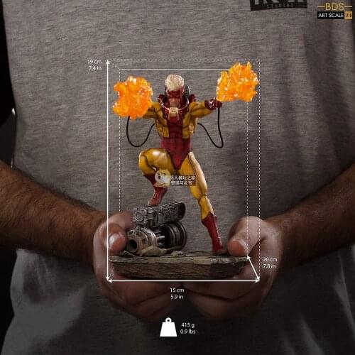 In Stock Iron Studios MARCAS30420-10 1/10 Scale Fire Boy Action Figure Studios for Fans Collection