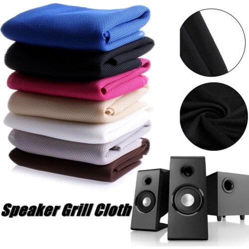 TV Covers 140cm x 50cm Speaker Dustproof Waterproof mesh Speaker grill Cloth Stereo Grille Fabric Dustproof Audio Cloth Set