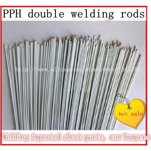 High Quality pure material PPH plastic welding rods 5*2.5mm use for Imported sheets and car bumpers 50pcs/lot 1pc=1meter