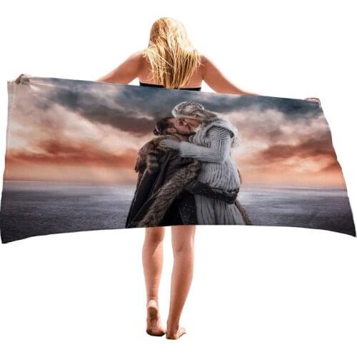 Bath Towel Thrones Beach Towel Microfiber Towel Quick Dry Outdoor Water Sports Towel Swimming Camping Surf Towels Portable