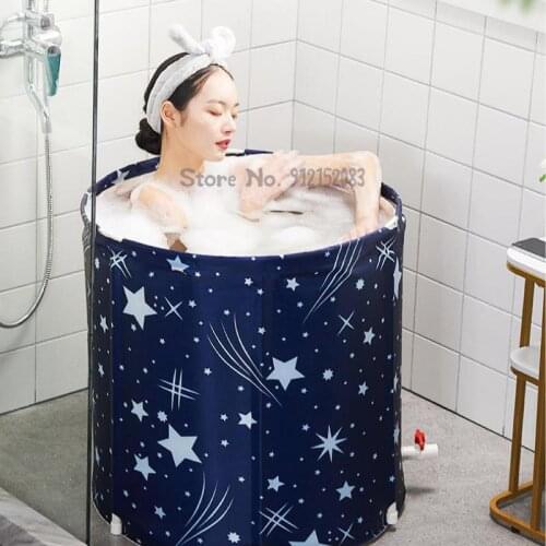 Household Bath Tub Adult Folding Bidet Bath Tub Whole Body Bath Tub Sweat Steaming Dual Purpose Bath Tub For Adults And Children