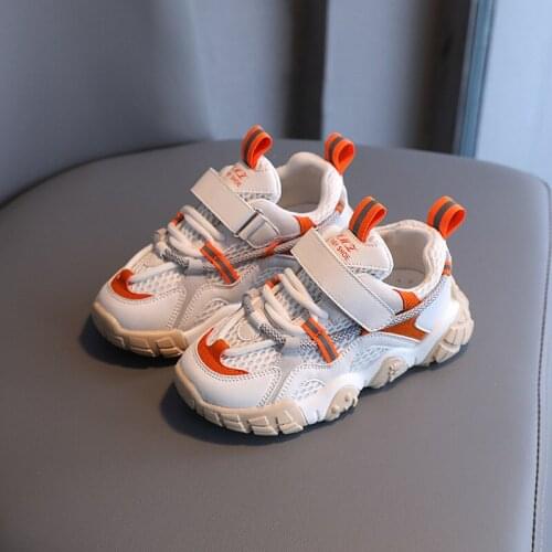 Baby Sneakers White Kids Girls Sneakers Sports Running Toddler Children Shoes Fashion Reflective Mesh Boys Toddler Girl Shoes